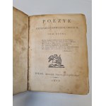 Odyniec Antoni POEZYE TOM 2 1826 Pierwodruk wiersza Mickiewicza + rysunek Słowackiego