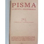 KRASIŃSKI Zygmunt PISMA Wydanie krytyczne zupełne