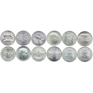 Rakúsko, 50 šilingov 1959-1972 (12 ks).