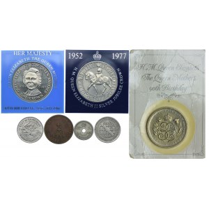 Sada mincí, Spojené kráľovstvo, Kamerun, Čína, Japonsko, Brazília (7 ks).
