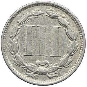 USA, 3 centy 1869, Filadelfia