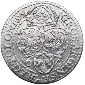 Sigismund III. Vasa, Sixpence 1596, Malbork