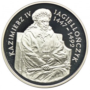 200,000 zl 1993, Casimir Jagiellonian, half figure
