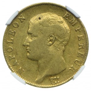 Francja, Napoleon, 40 franków 1806 I, Limoges, NGC XF40
