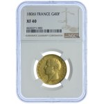 Francúzsko, Napoleon, 40 frankov 1806 I, Limoges, NGC XF40
