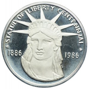 Medal, USA, 100 - lecie Statuy Wolności 1986, srebro