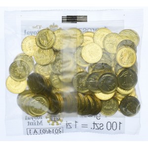 1 penny 2013 - 100pcs mint bag. Royal Mint