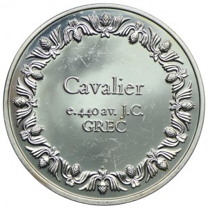 Medal, Cavalier, srebro