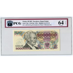 2,000,000 zloty 1992 - A - Constituents