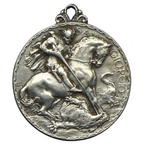 Medalik podróżny ze św. Jerzym - 1915/17