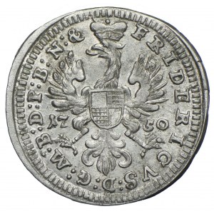 Niemcy, Brandenburg-Bayreuth, Fryderyk, 1/48 taler 1750 CLR