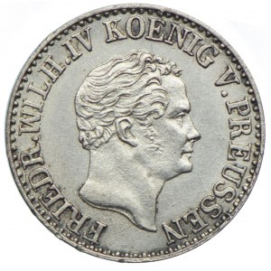Niemcy, Fryderyk Wilhelm, 1/2 srebrnego grosza 1852 A, Berlin