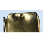 Złota bransoleta z monetami - Austria 10 koron 1896, Niemcy 10 marek 1890 A, Wielka Brytania 1 funt (suweren) 1890, Niemcy 20 marek 1888 A, Francja 20 franków 1896 A, Austria dukat 1915, waga 65,68 g.