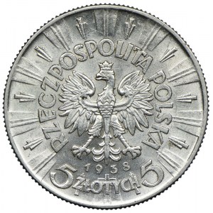 5 złotych 1938, Józef Piłsudski