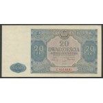 20 złotych 1946 - C - NIEBIESKA