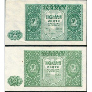 Set of banknotes, 2 zloty 1946