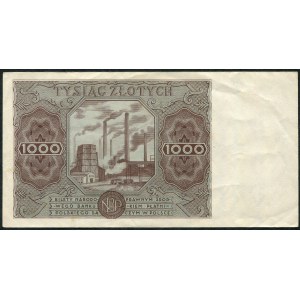 1000 Gold 1947 - Ser. C - capital letter