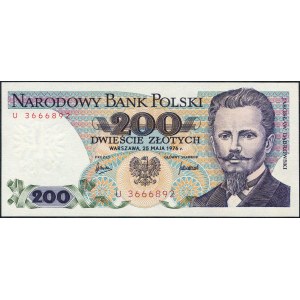 200 zloty 1976 - U -