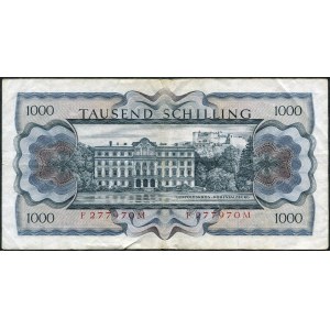 1000 shillings 1966 - F -.