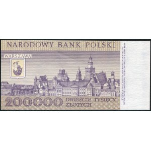 200,000 zl 1989 - R - low serial number