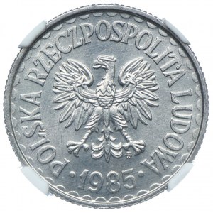 1 złoty 1985, NGC MS64PL - PROOFLIKE