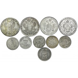 Austria-Hungary, 1803-1870 set of krajcars (10pcs).