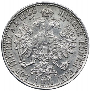 Austria, Franciszek Józef I, floren 1888, Wiedeń
