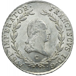 Austria, Francis II, 20 krajcars 1809 C, Prague