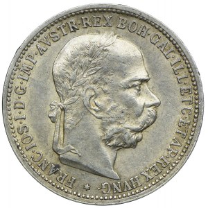 Austria, Franz Joseph I, 1 crown 1893, Vienna