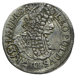 Austria, Leopold, 3 krajcars 1697 GE, Prague