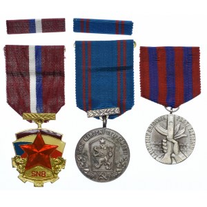 Czechosłowacja, zestaw odznaczeń (3szt.)