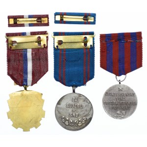 Czechosłowacja, zestaw odznaczeń (3szt.)