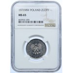 1 gold 1971, NGC MS65