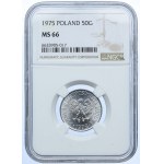 50 pennies 1975, NGC MS66