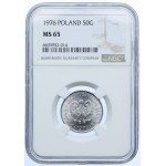 50 pennies 1976, NGC MS65