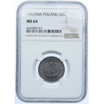 50 pennies 1967, NGC MS64