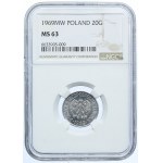 20 pennies 1969, NGC MS63