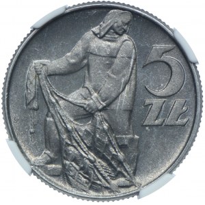 5 złotych 1960, NGC MS65