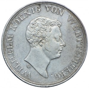 Niemcy, Wirtembergia, Wilhelm I, talar 1833, Stuttgart