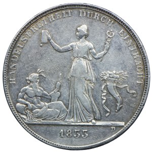 Niemcy, Wirtembergia, Wilhelm I, talar 1833, Stuttgart