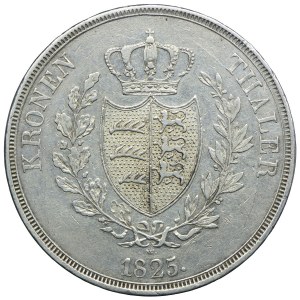 Niemcy, Wirtembergia, Wilhelm I, talar 1825, Stuttgart