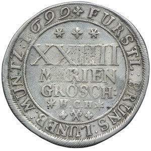Niemcy, Brunszwik - Wolfebnbuttel, Rudolf August i Anton Ulrich, 2/3 talara 1699 HCH, Brunszwik