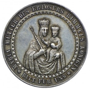 Niemcy, XIX wiek, medal chrzcielny bez daty, sygnowany DRENTWETT