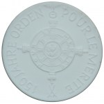 Niemcy, medale porcelanowe, Carl Friedrich Gauss, Targi filatelistyczne Köln - Miśnia (2szt.)