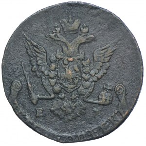 Rosja, Katarzyna II, 5 kopiejek 1775 EM, Jekaterinburg