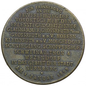 Niemcy, Norymberga, Na pamiątkę przyłączenia dzielnic podmiejskich do obszaru miasta w 1899 roku