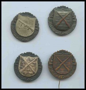 CZECHOSLOVAKIA Lot of 4 badges