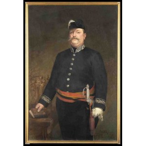 FRANCE, II Empire Portrait of diplomat, 1898
