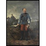 FRANCE, II Empire Portrait of officer, Napoleon III era