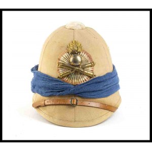 ITALY, Kingdom Colonial artillery officer's helmet